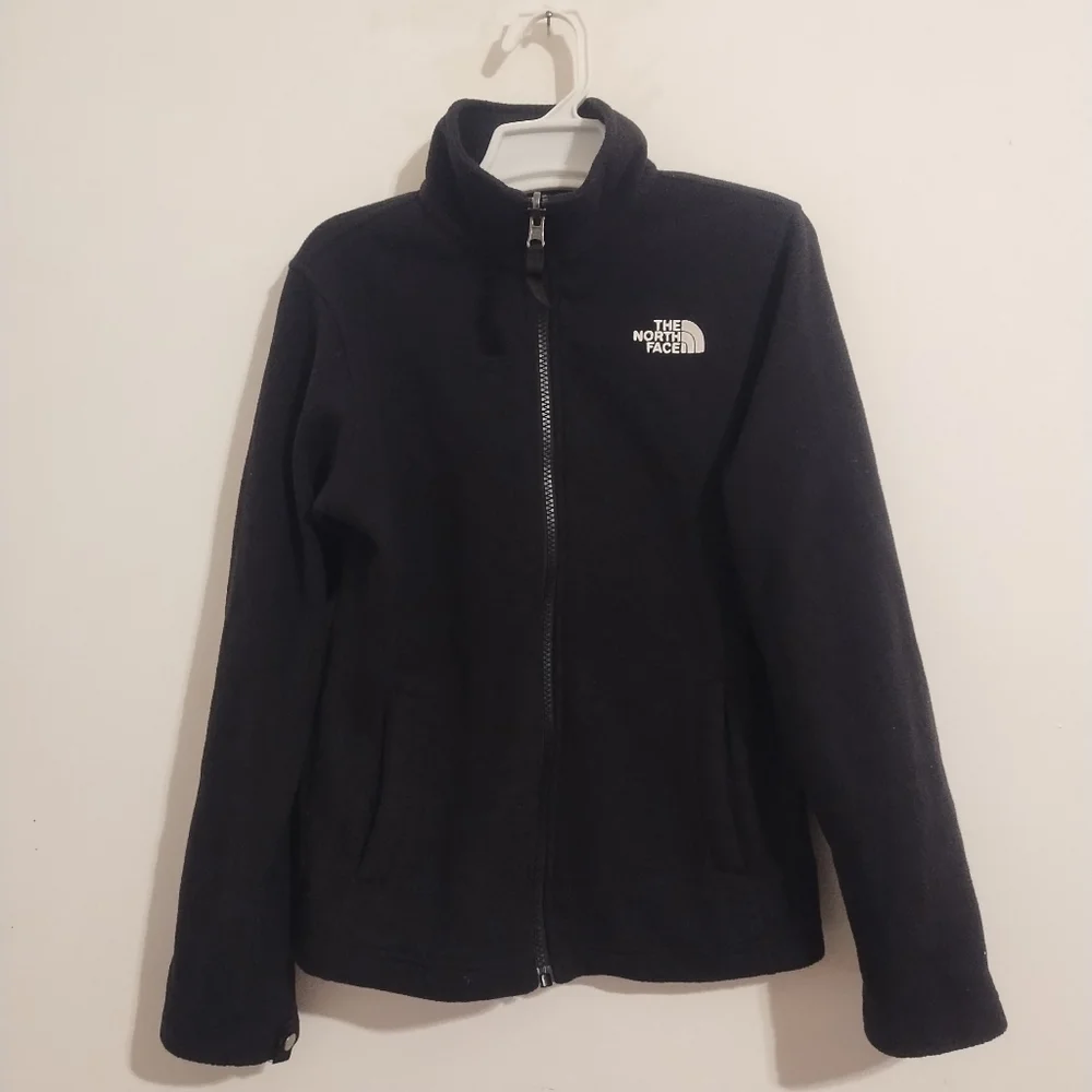 The North Face Girls Mt View Triclimate Black Fleece Polar Top Jacket 10/12 M